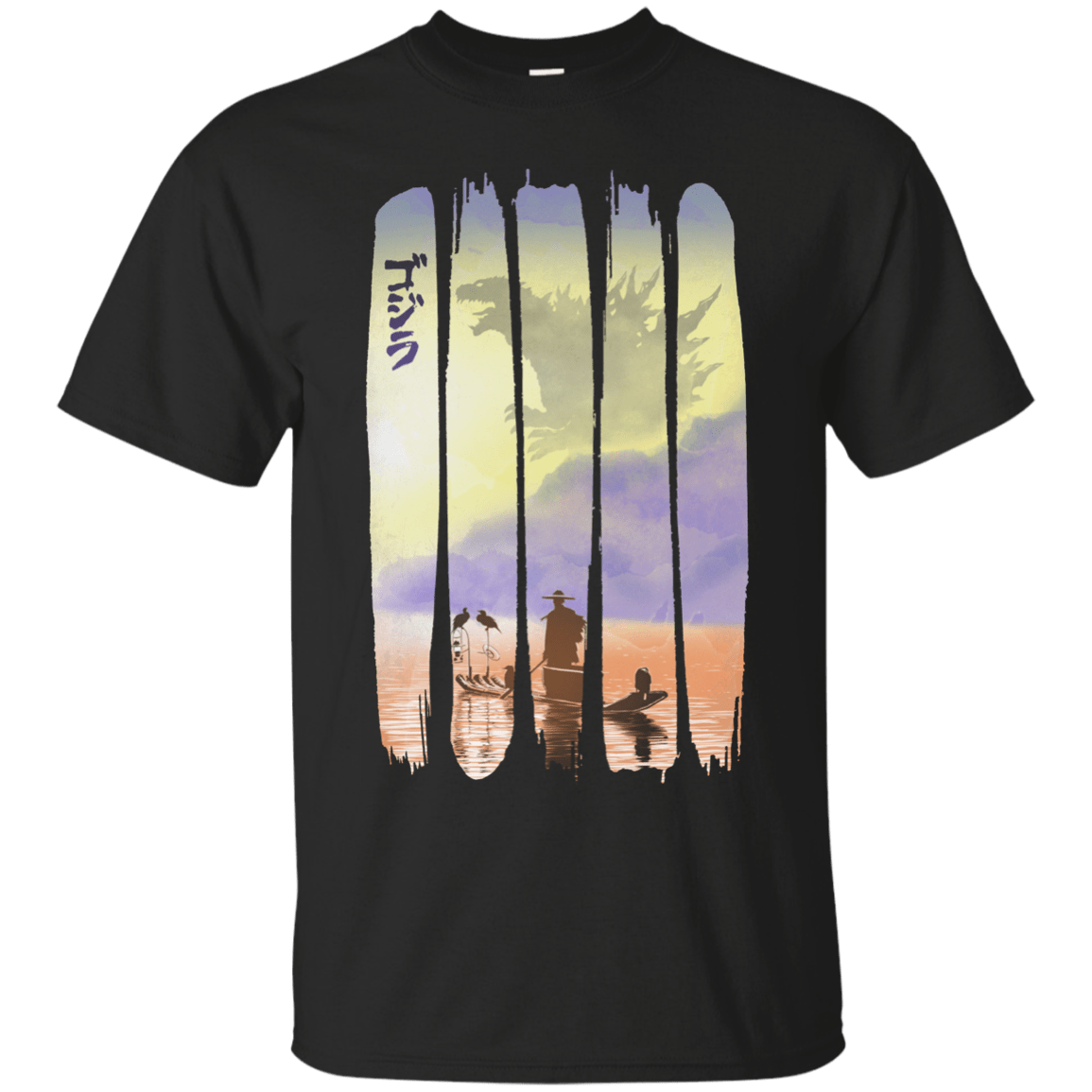 T-Shirts Black / S Japanese Kaiju T-Shirt