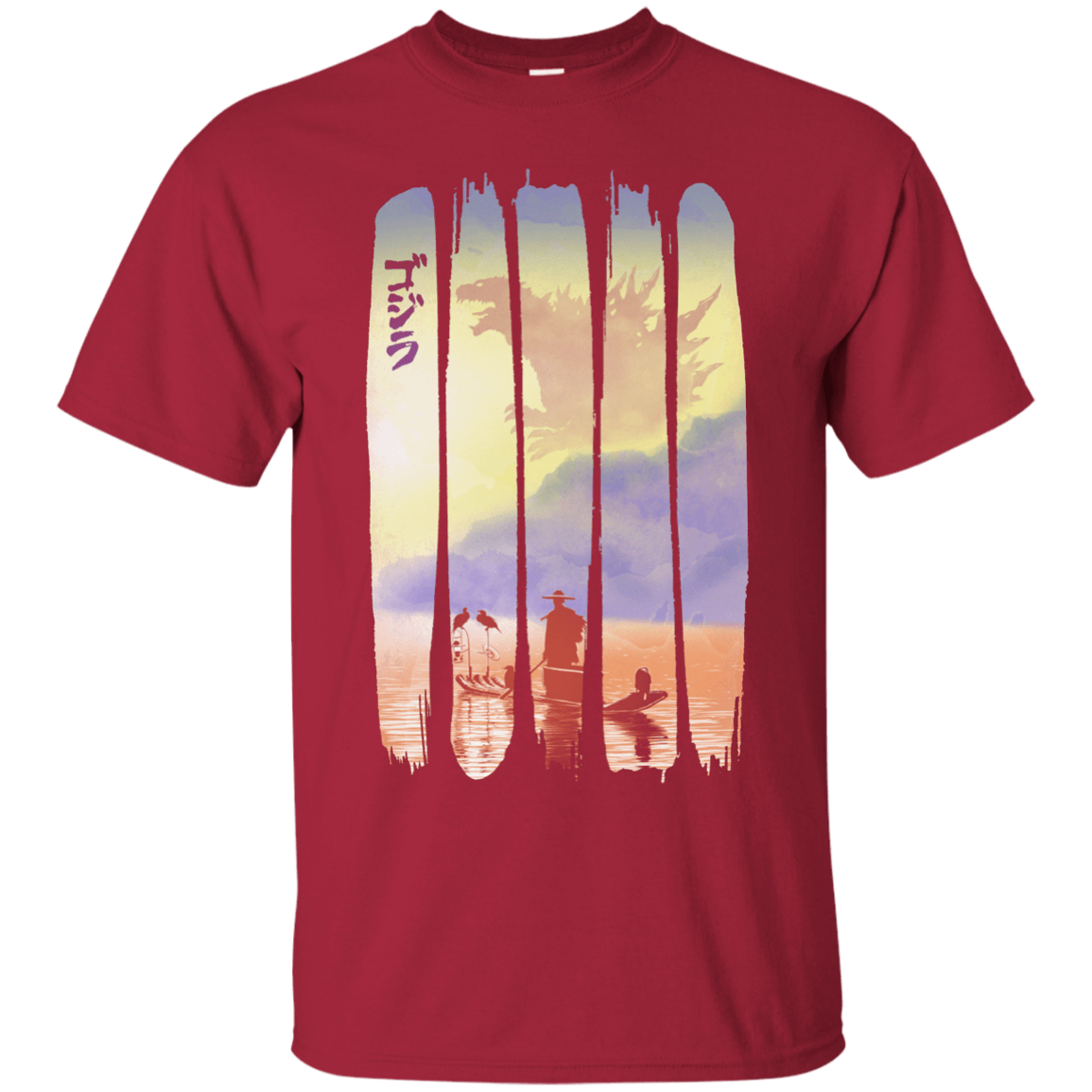 T-Shirts Cardinal / S Japanese Kaiju T-Shirt