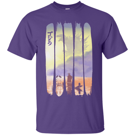 T-Shirts Purple / S Japanese Kaiju T-Shirt