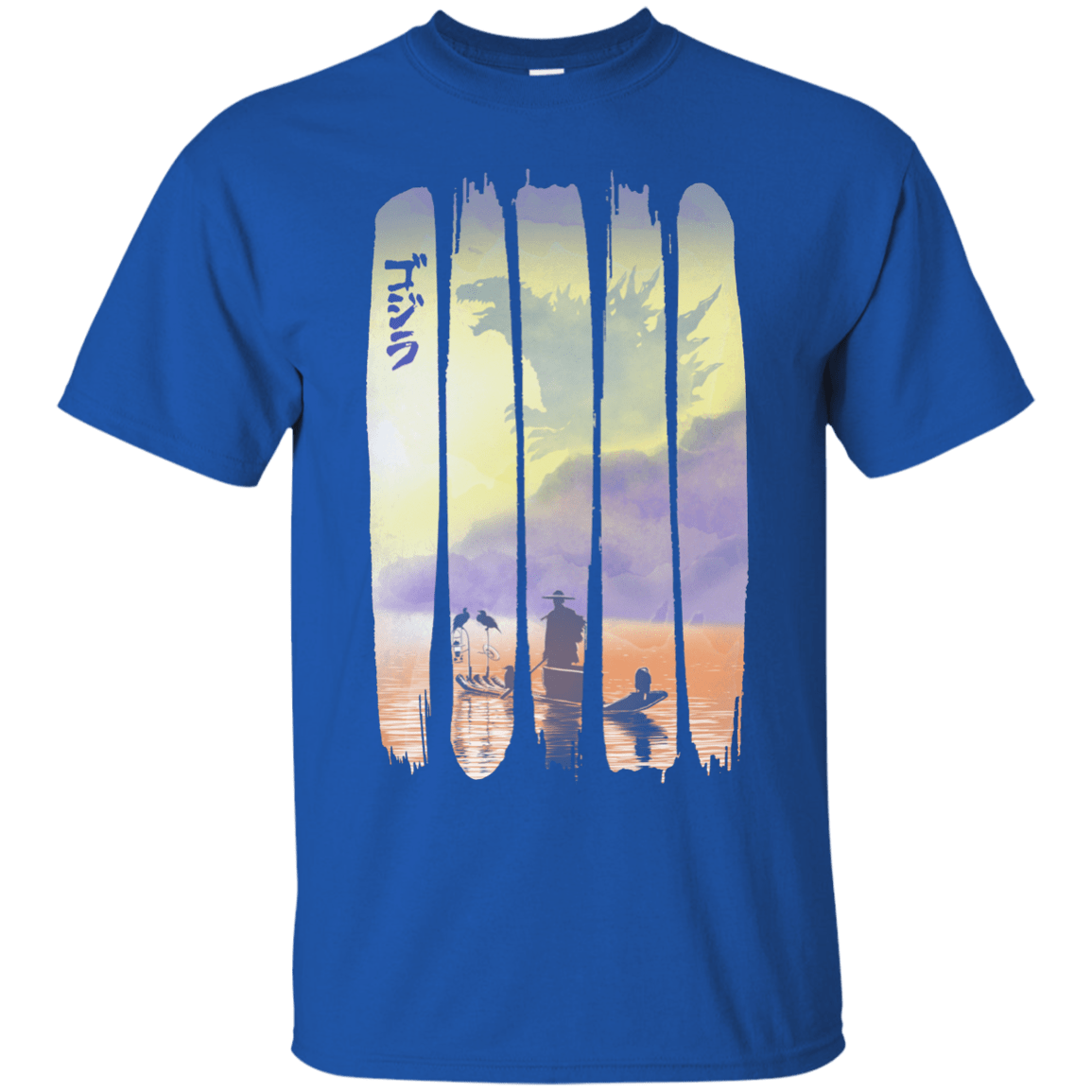 T-Shirts Royal / S Japanese Kaiju T-Shirt