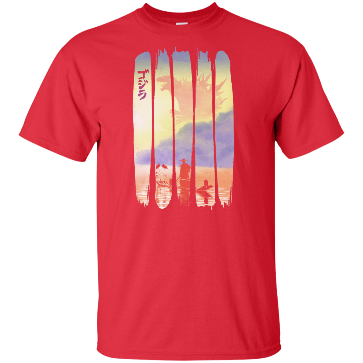 T-Shirts Red / XLT Japanese Kaiju Tall T-Shirt