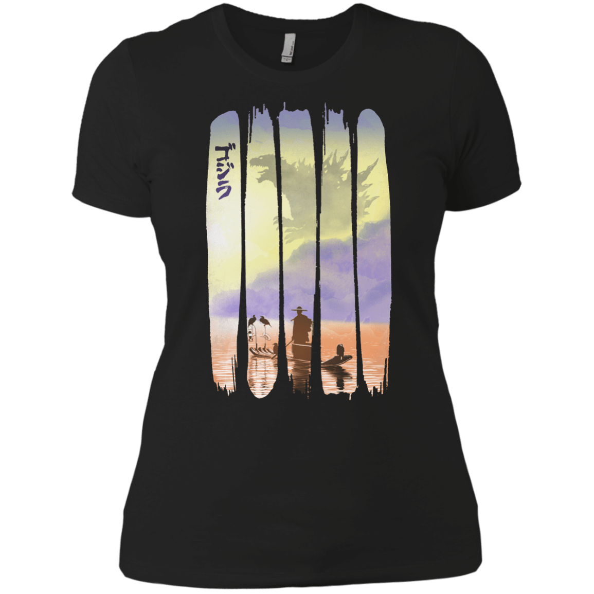 T-Shirts Black / X-Small Japanese Kaiju Women's Premium T-Shirt