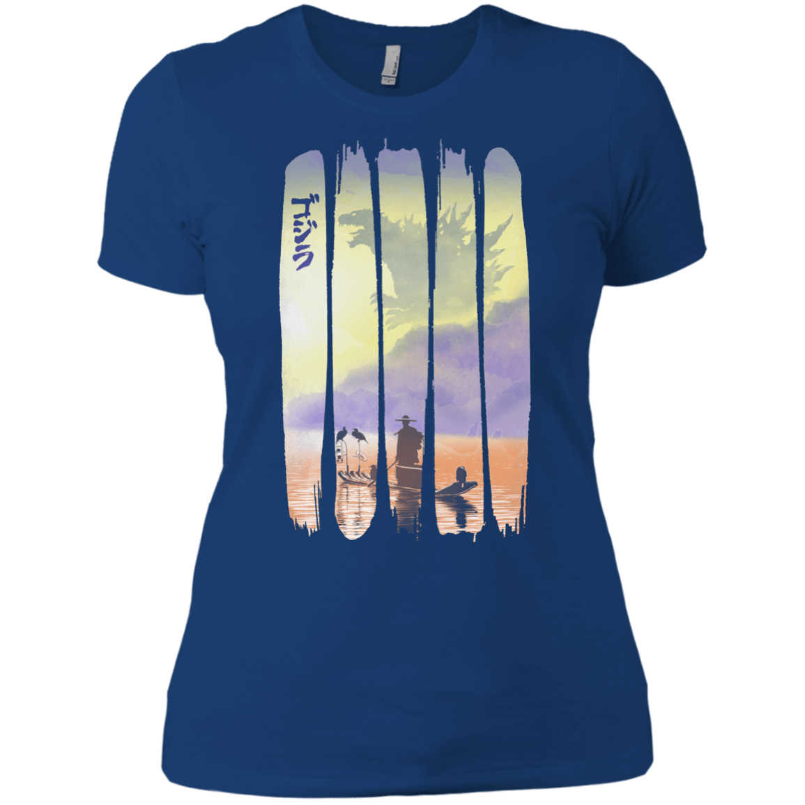 T-Shirts Royal / X-Small Japanese Kaiju Women's Premium T-Shirt