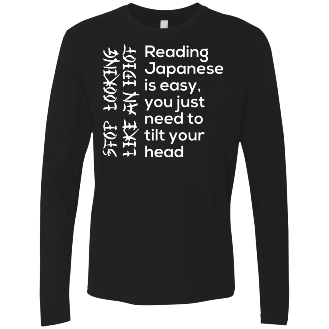 T-Shirts Black / Small Japanese Men's Premium Long Sleeve