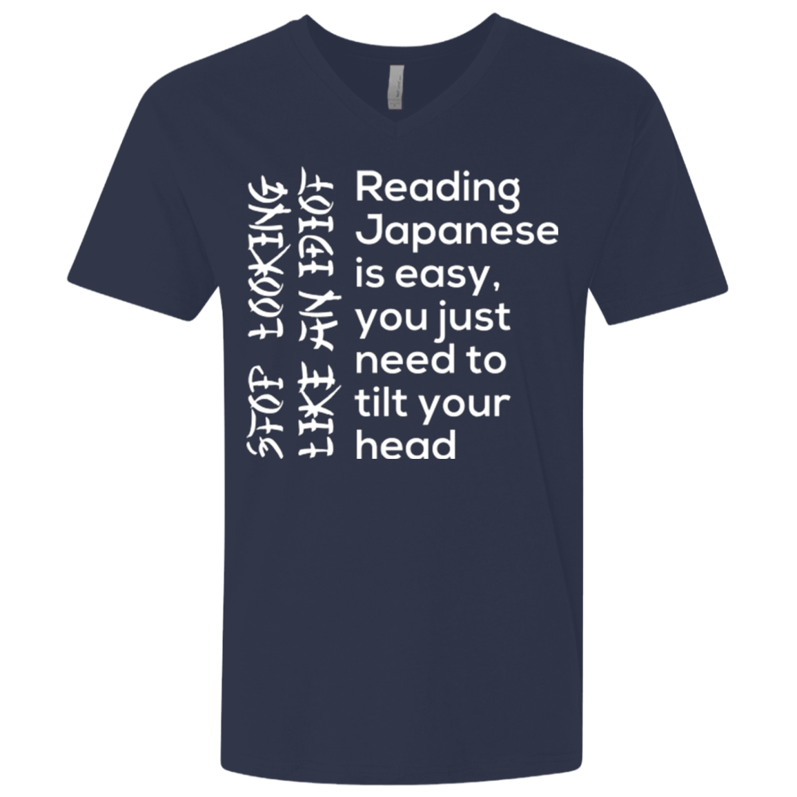 T-Shirts Midnight Navy / X-Small Japanese Men's Premium V-Neck