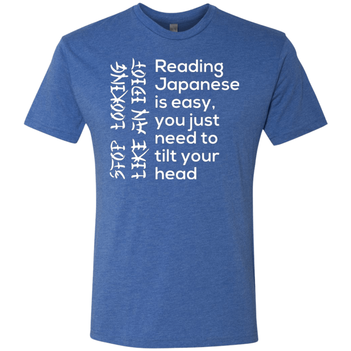 T-Shirts Vintage Royal / Small Japanese Men's Triblend T-Shirt