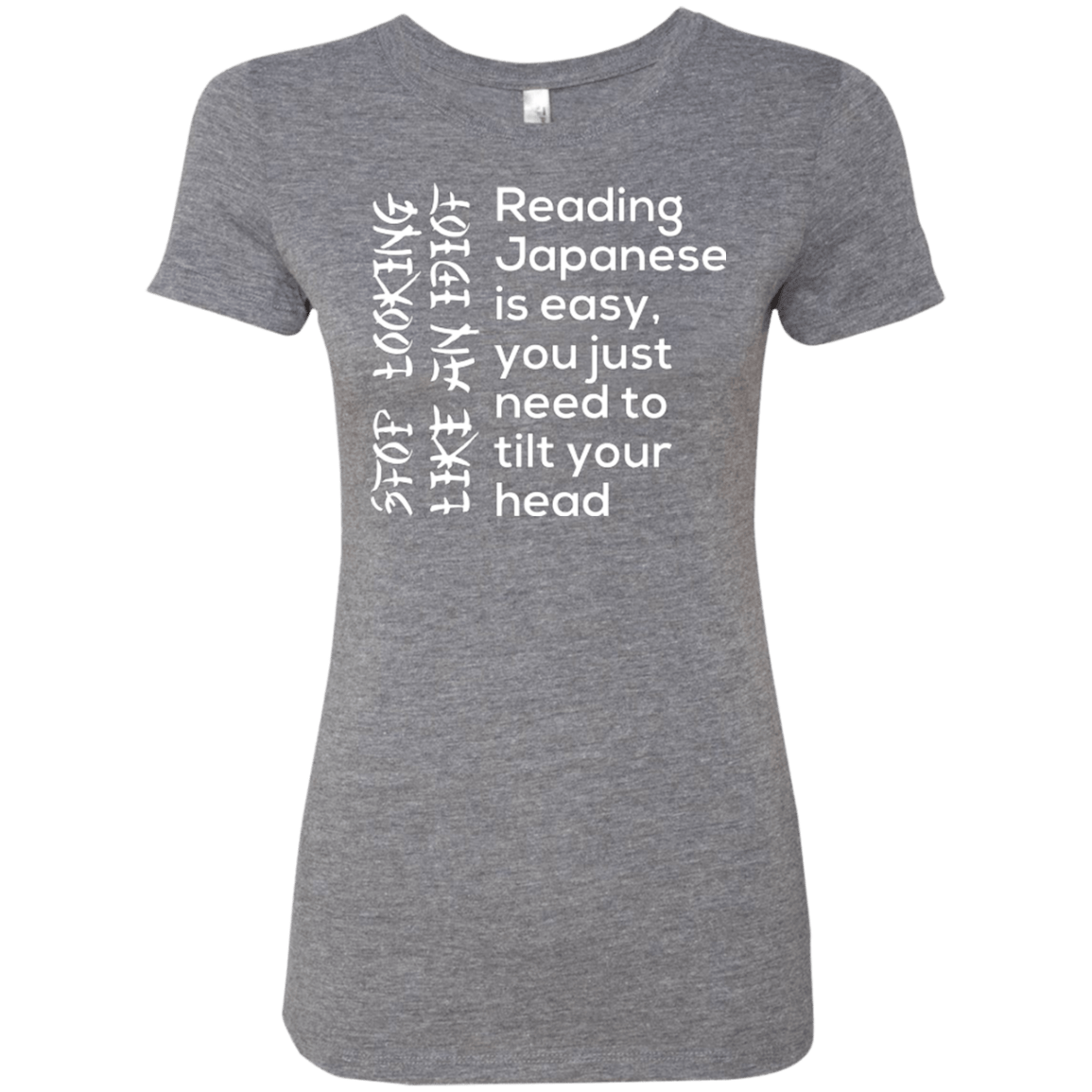 T-Shirts Premium Heather / Small Japanese Women's Triblend T-Shirt