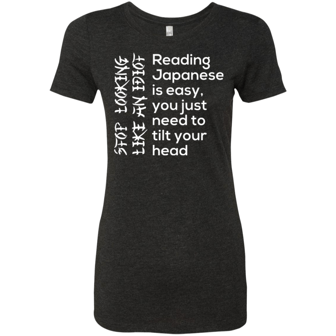 T-Shirts Vintage Black / Small Japanese Women's Triblend T-Shirt