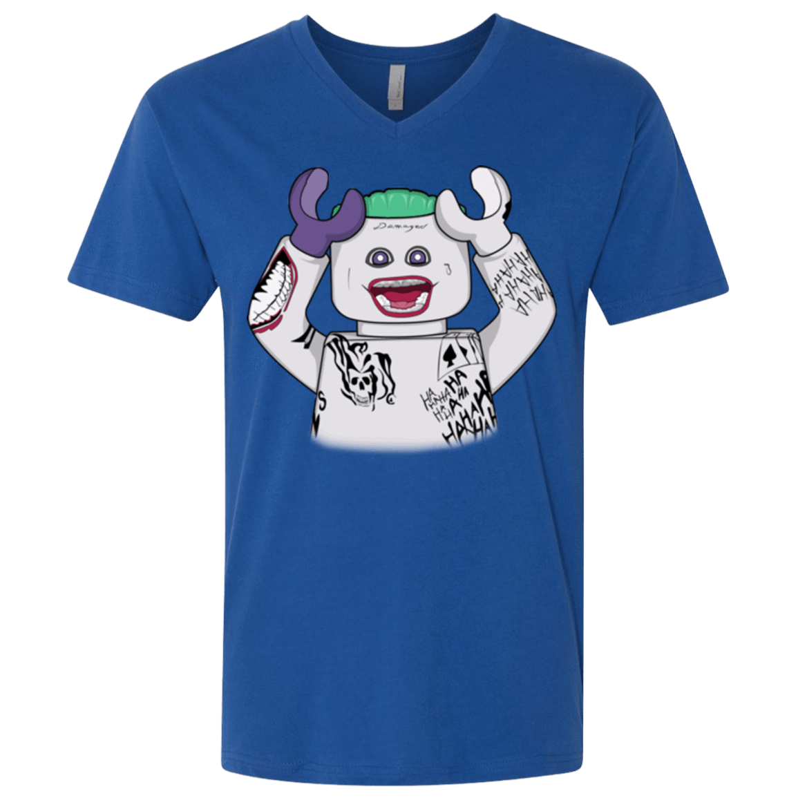 T-Shirts Royal / X-Small Jared Lego Men's Premium V-Neck