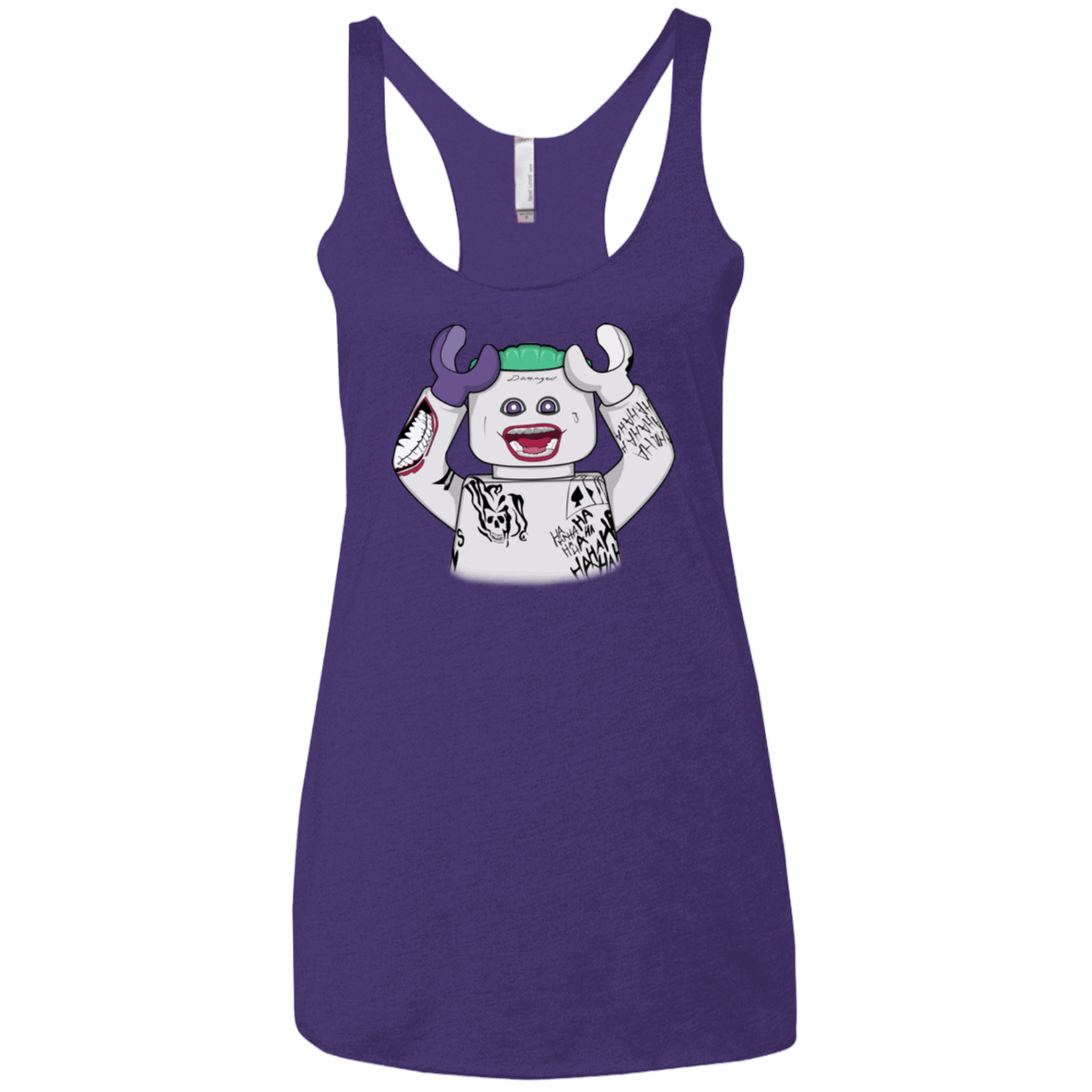 T-Shirts Purple / X-Small Jared Lego Women's Triblend Racerback Tank