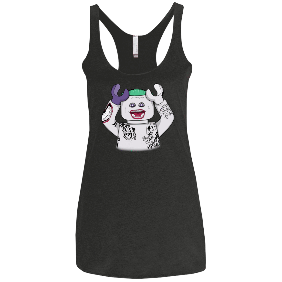 T-Shirts Vintage Black / X-Small Jared Lego Women's Triblend Racerback Tank