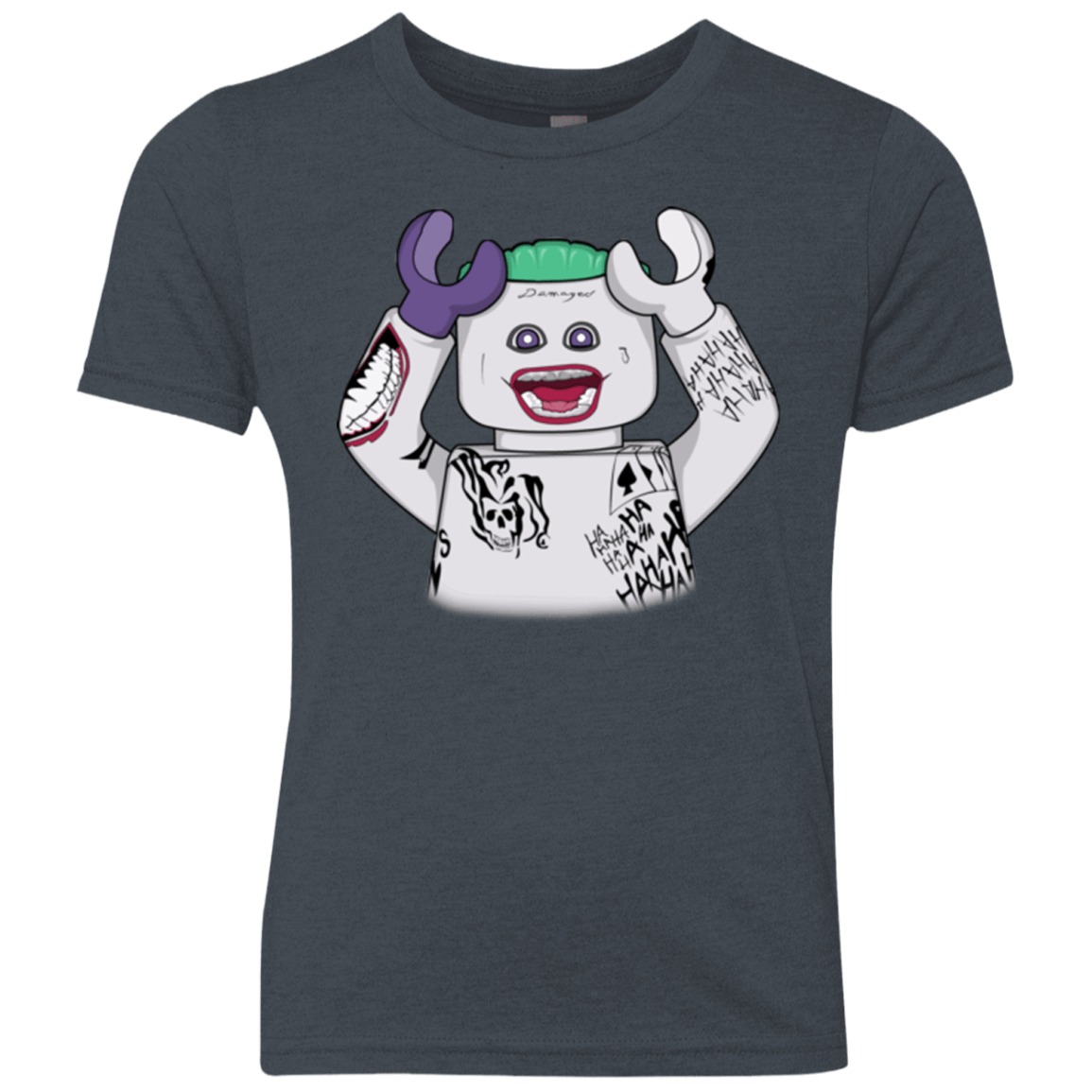 T-Shirts Vintage Navy / YXS Jared Lego Youth Triblend T-Shirt