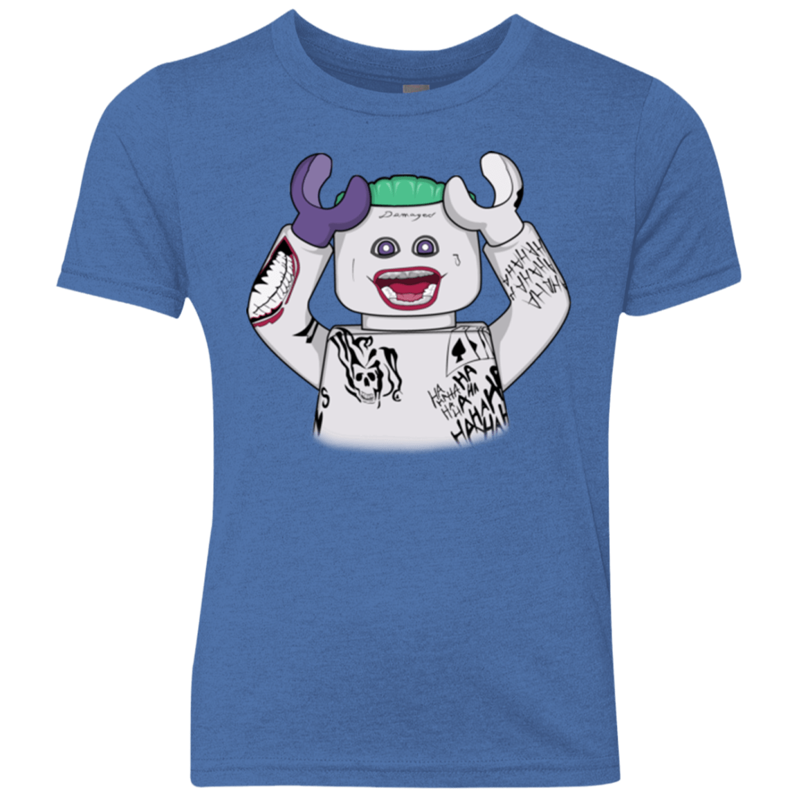 T-Shirts Vintage Royal / YXS Jared Lego Youth Triblend T-Shirt