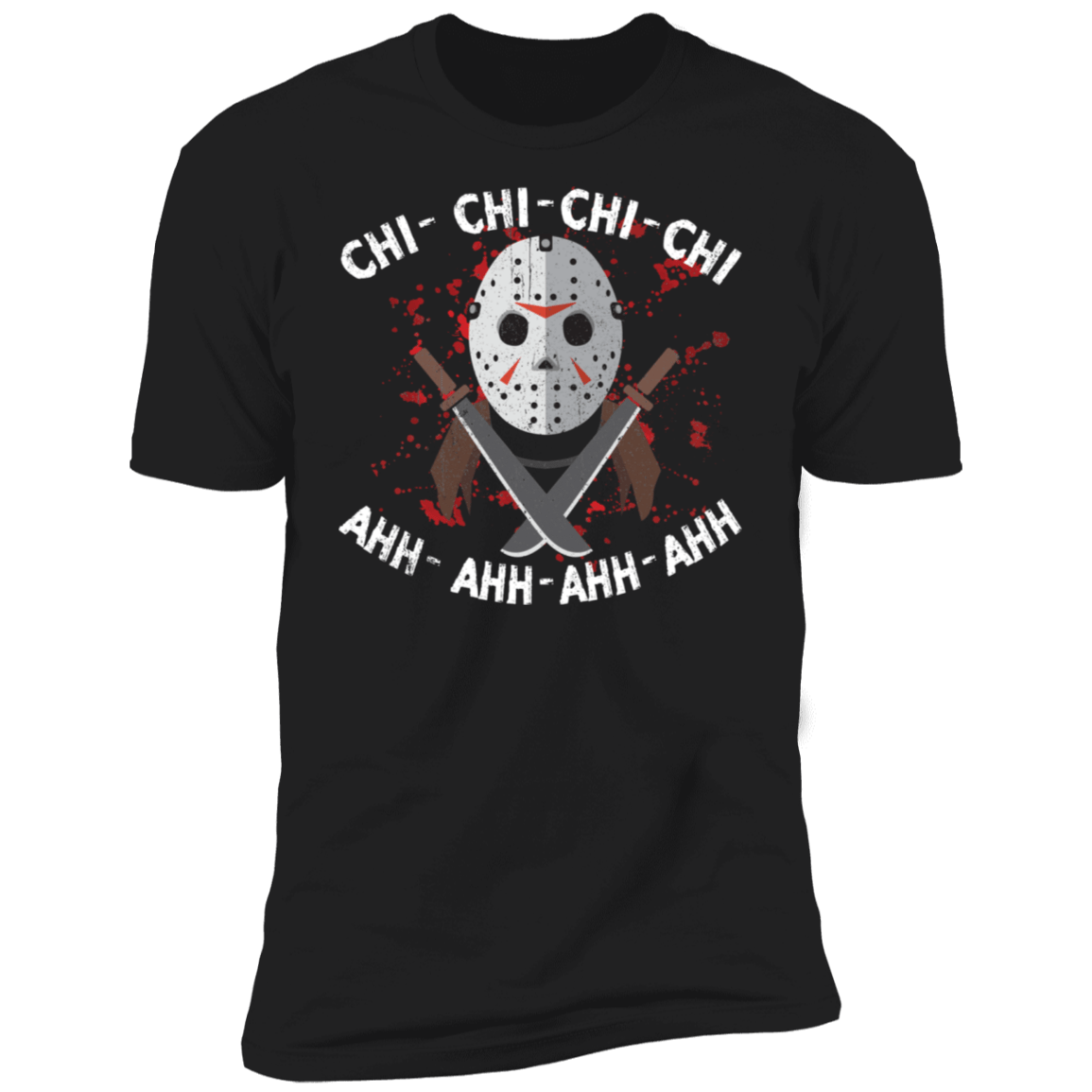 T-Shirts Black / X-Small Jason Mask Chi Chi Men's Premium T-Shirt