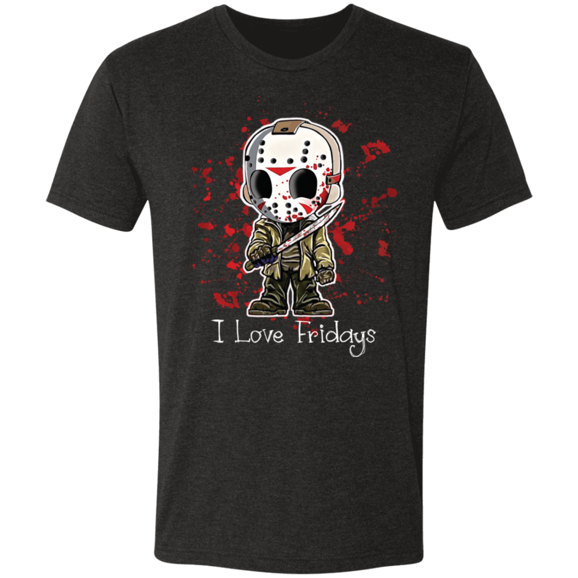 T-Shirts Vintage Black / S Jason Voorhees Fridays Men's Triblend T-Shirt
