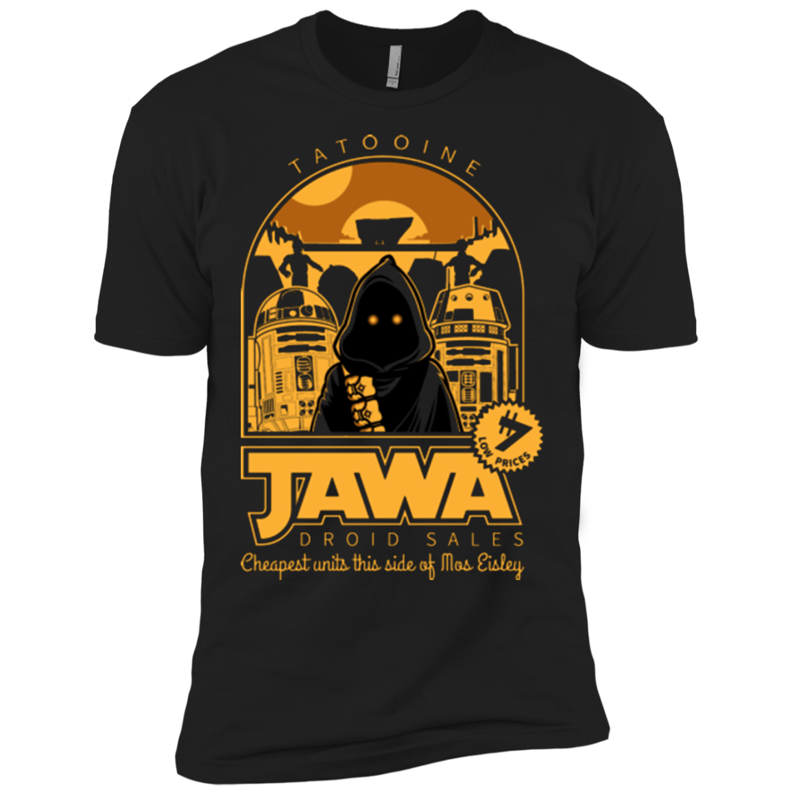 T-Shirts Black / X-Small Jawa Droid Sales Men's Premium T-Shirt