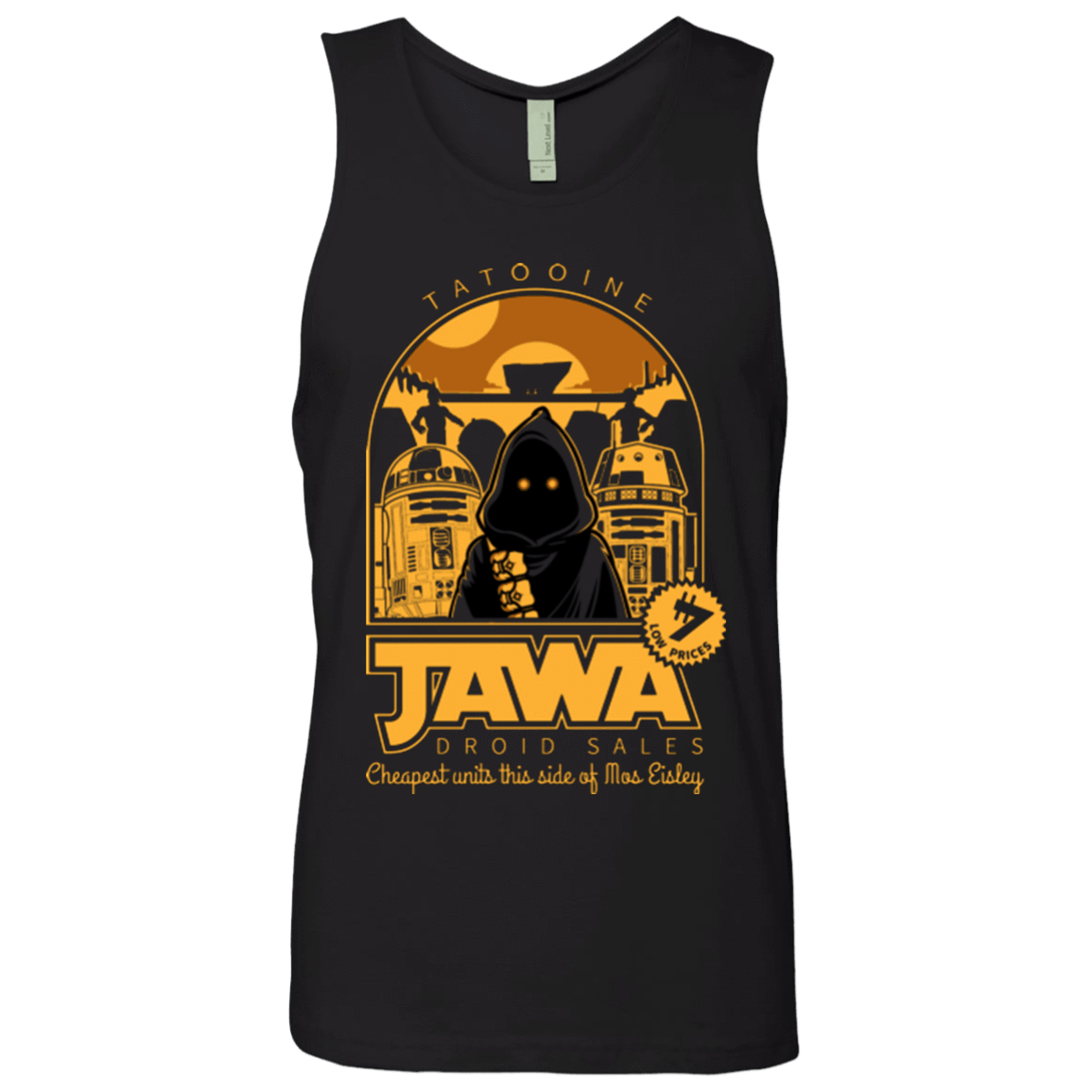 T-Shirts Black / Small Jawa Droid Sales Men's Premium Tank Top