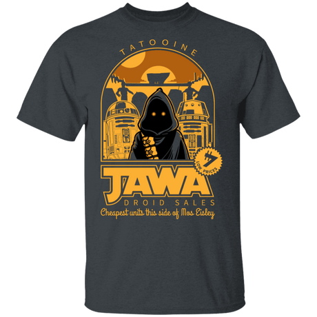 T-Shirts Dark Heather / S Jawa Droid Sales T-Shirt