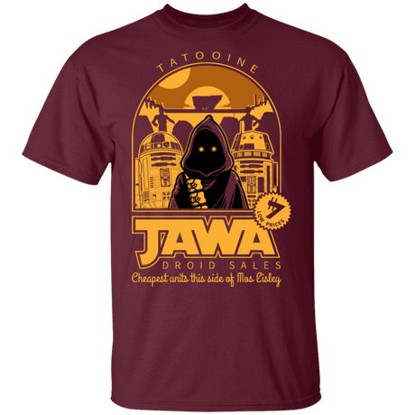 T-Shirts Maroon / S Jawa Droid Sales T-Shirt
