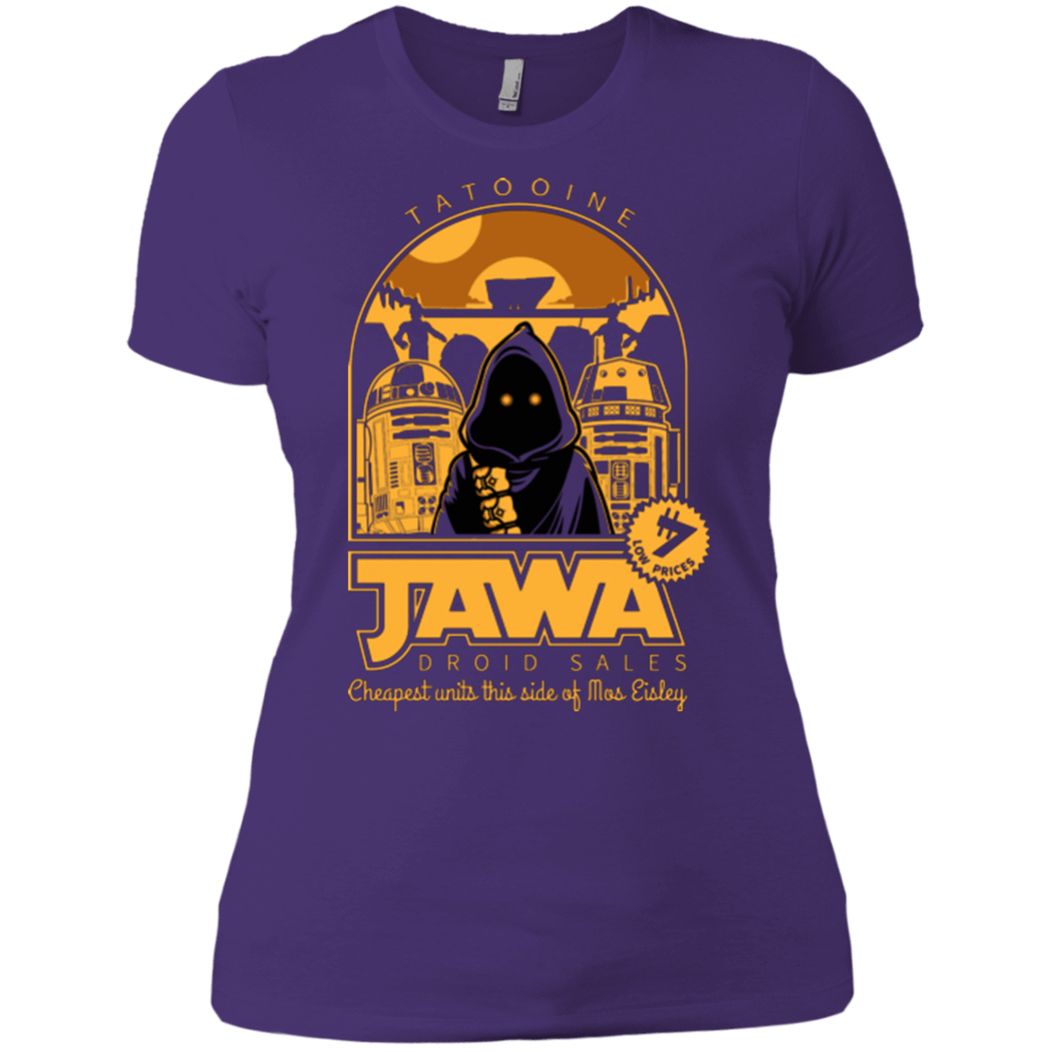 T-Shirts Purple / X-Small Jawa Droid Sales Women's Premium T-Shirt