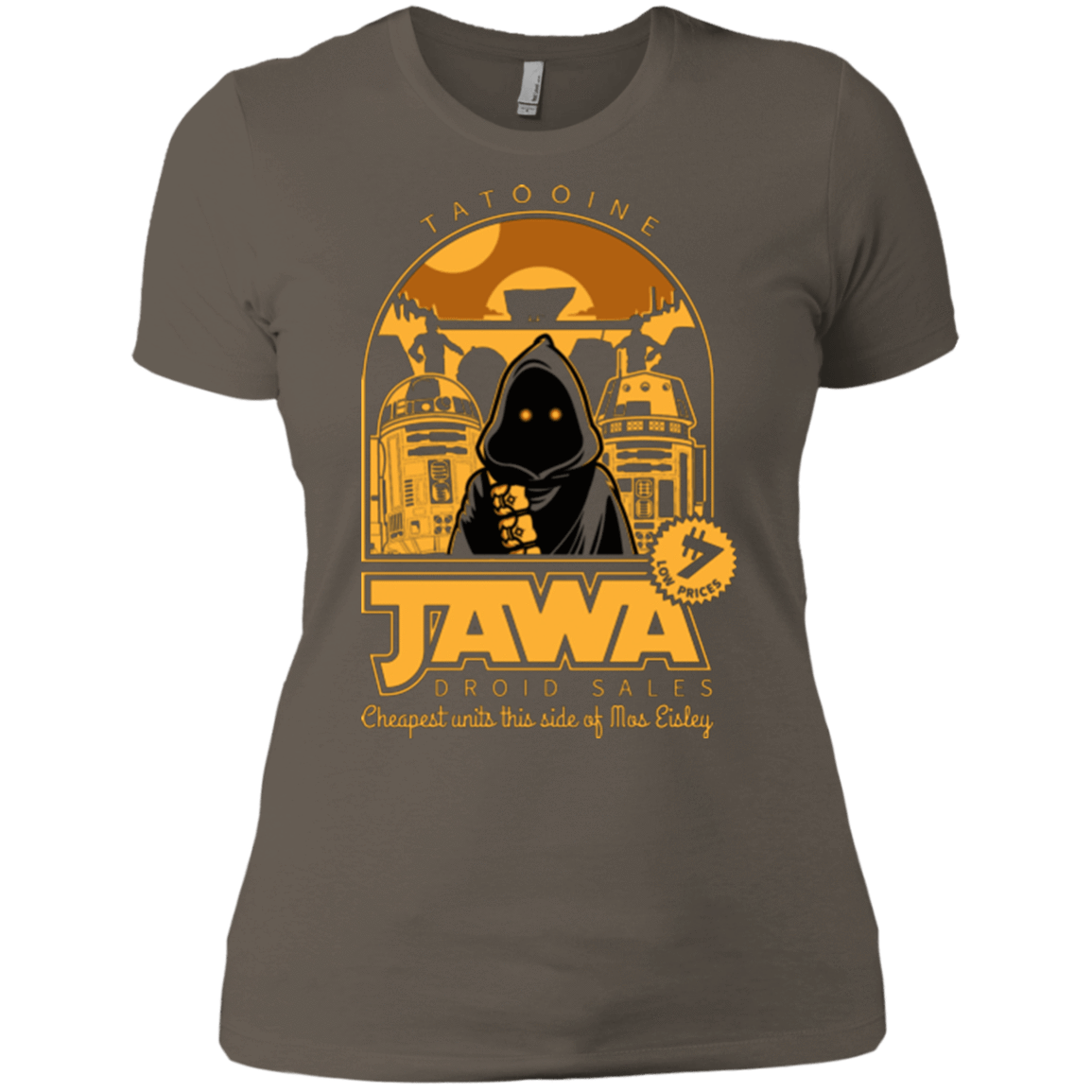 T-Shirts Warm Grey / X-Small Jawa Droid Sales Women's Premium T-Shirt