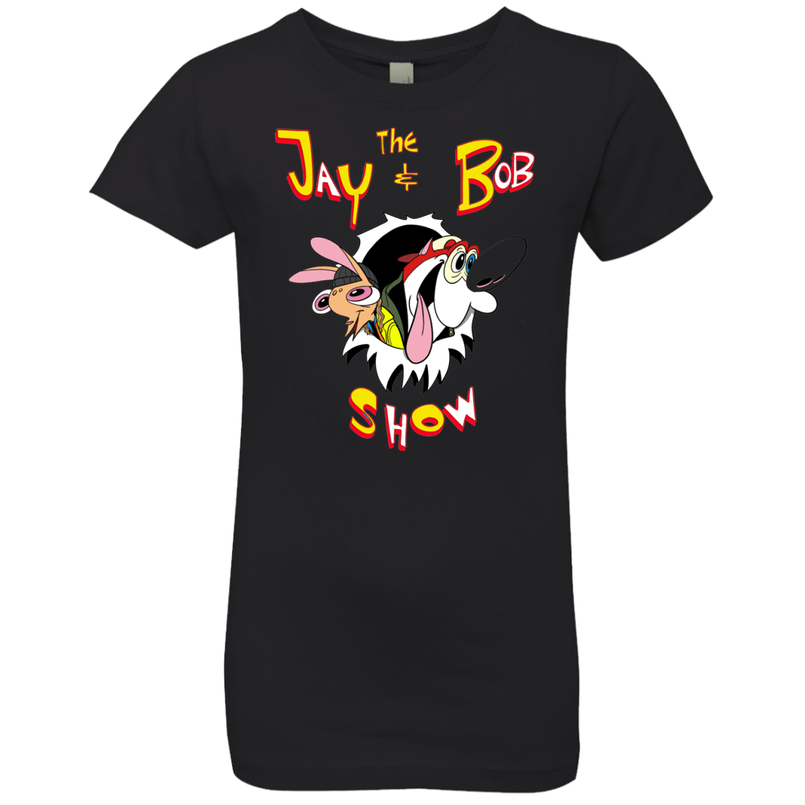 T-Shirts Black / YXS Jay & Bob Girls Premium T-Shirt