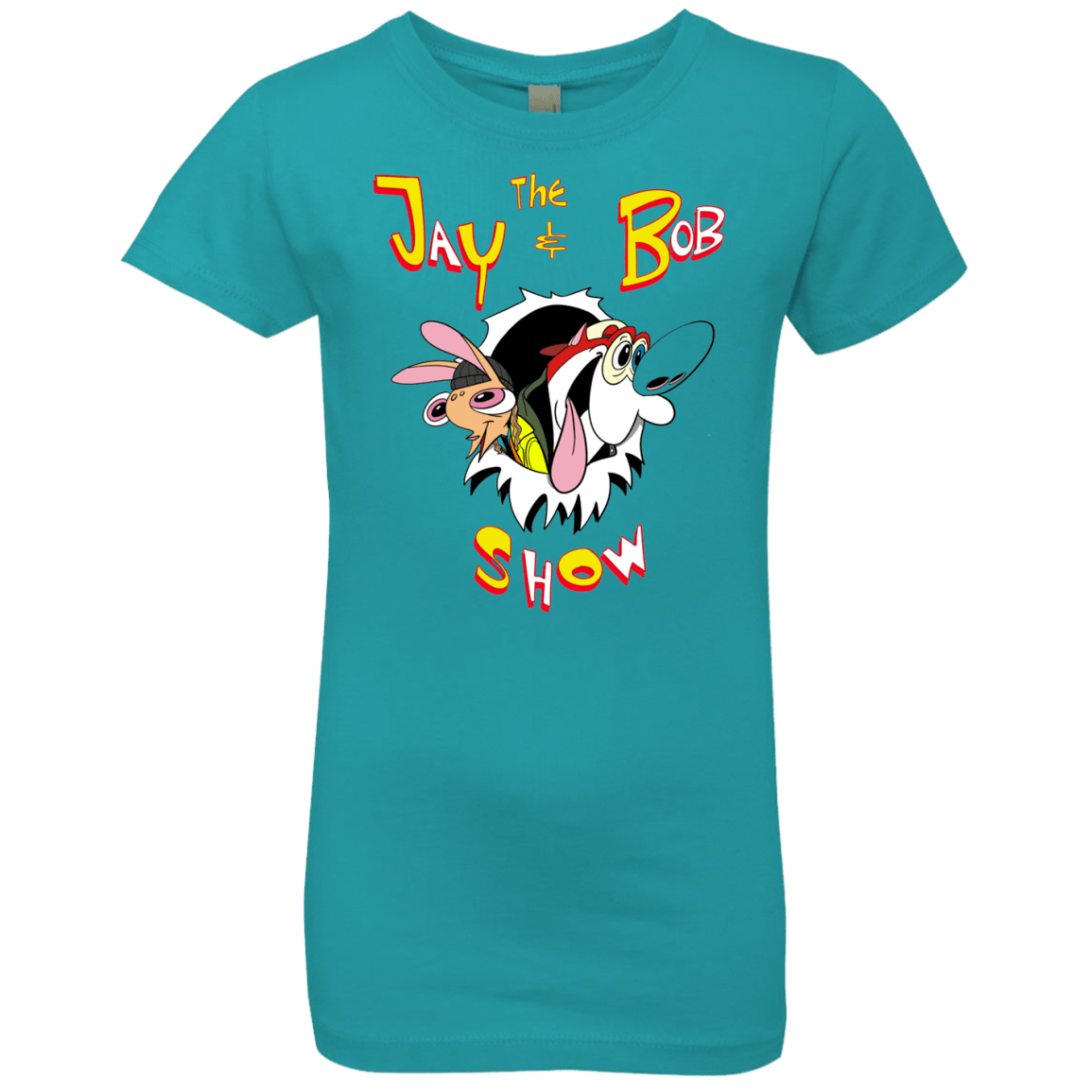 T-Shirts Tahiti Blue / YXS Jay & Bob Girls Premium T-Shirt