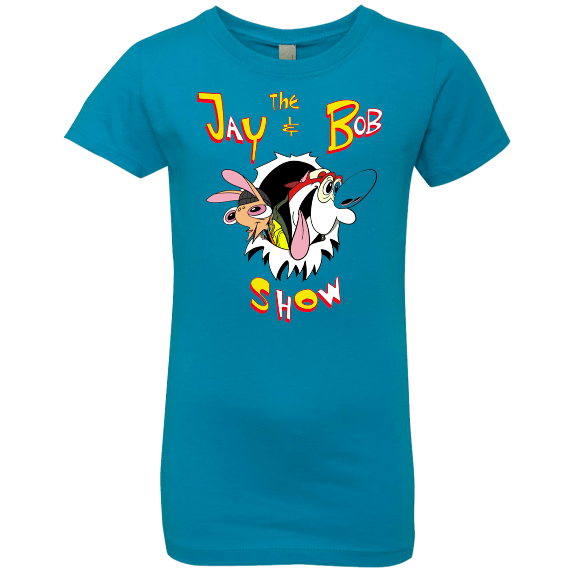 T-Shirts Turquoise / YXS Jay & Bob Girls Premium T-Shirt