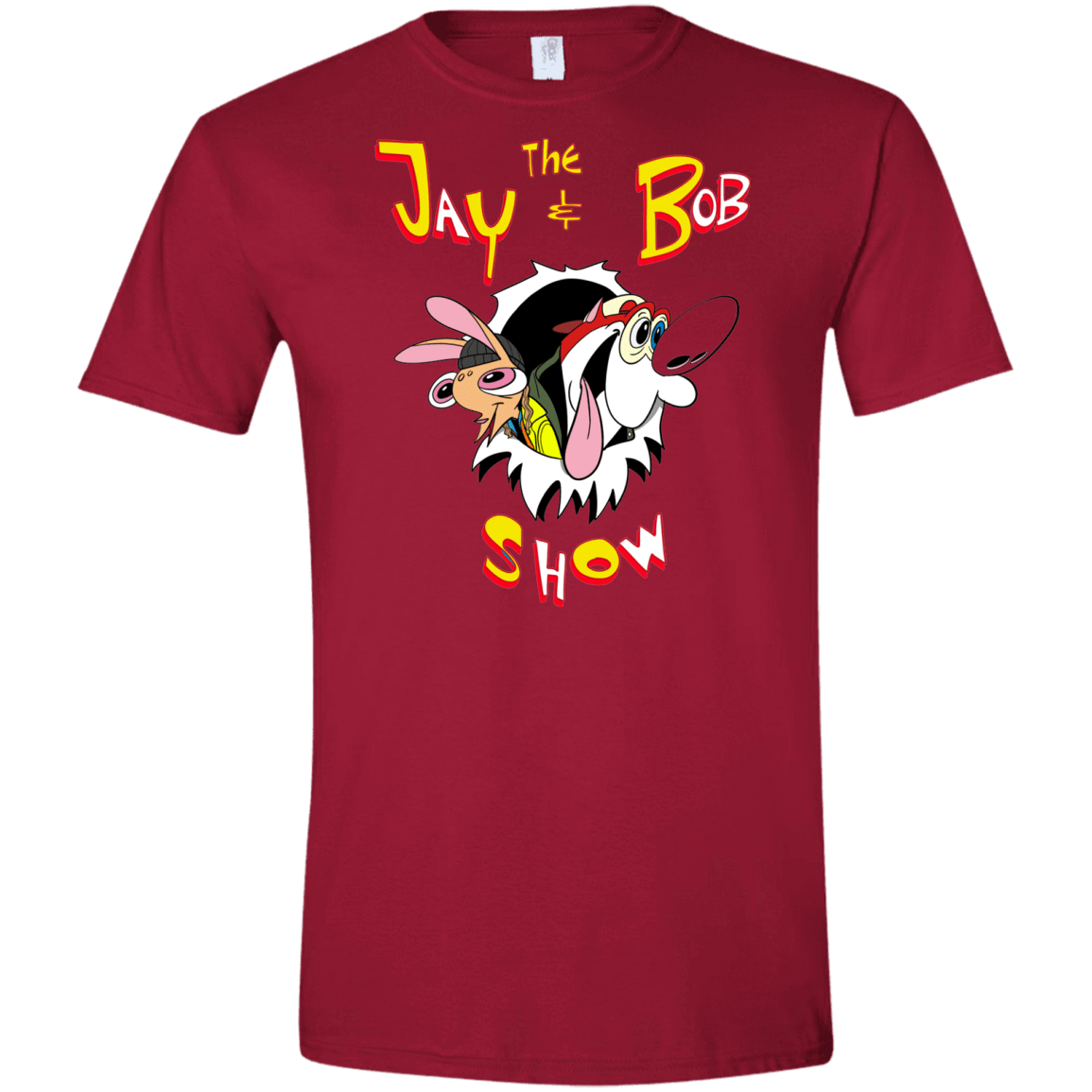 T-Shirts Cardinal Red / S Jay & Bob Men's Semi-Fitted Softstyle