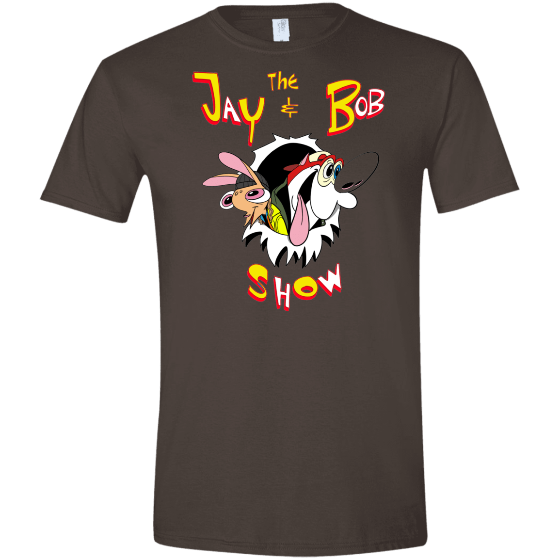 T-Shirts Dark Chocolate / S Jay & Bob Men's Semi-Fitted Softstyle