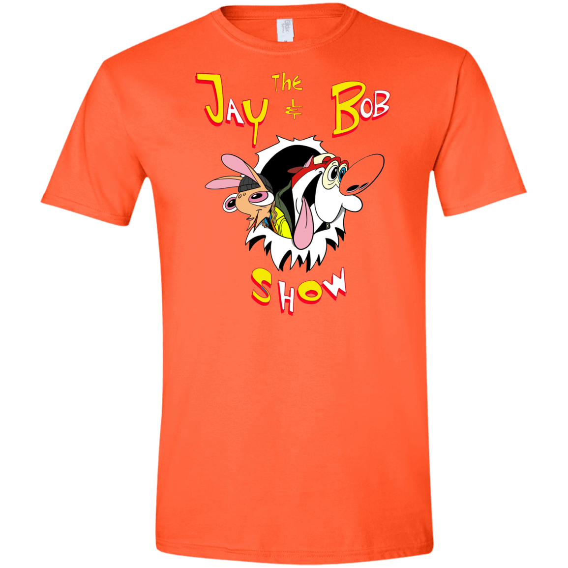 T-Shirts Orange / S Jay & Bob Men's Semi-Fitted Softstyle