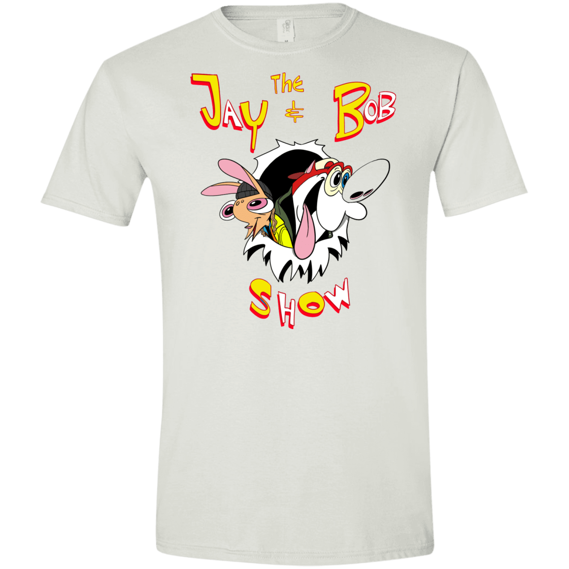 T-Shirts White / X-Small Jay & Bob Men's Semi-Fitted Softstyle