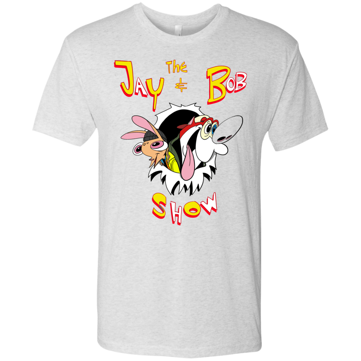 T-Shirts Heather White / S Jay & Bob Men's Triblend T-Shirt