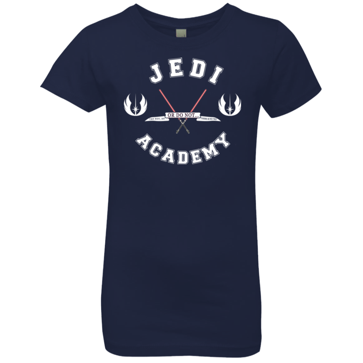 T-Shirts Midnight Navy / YXS Jedi academy Girls Premium T-Shirt
