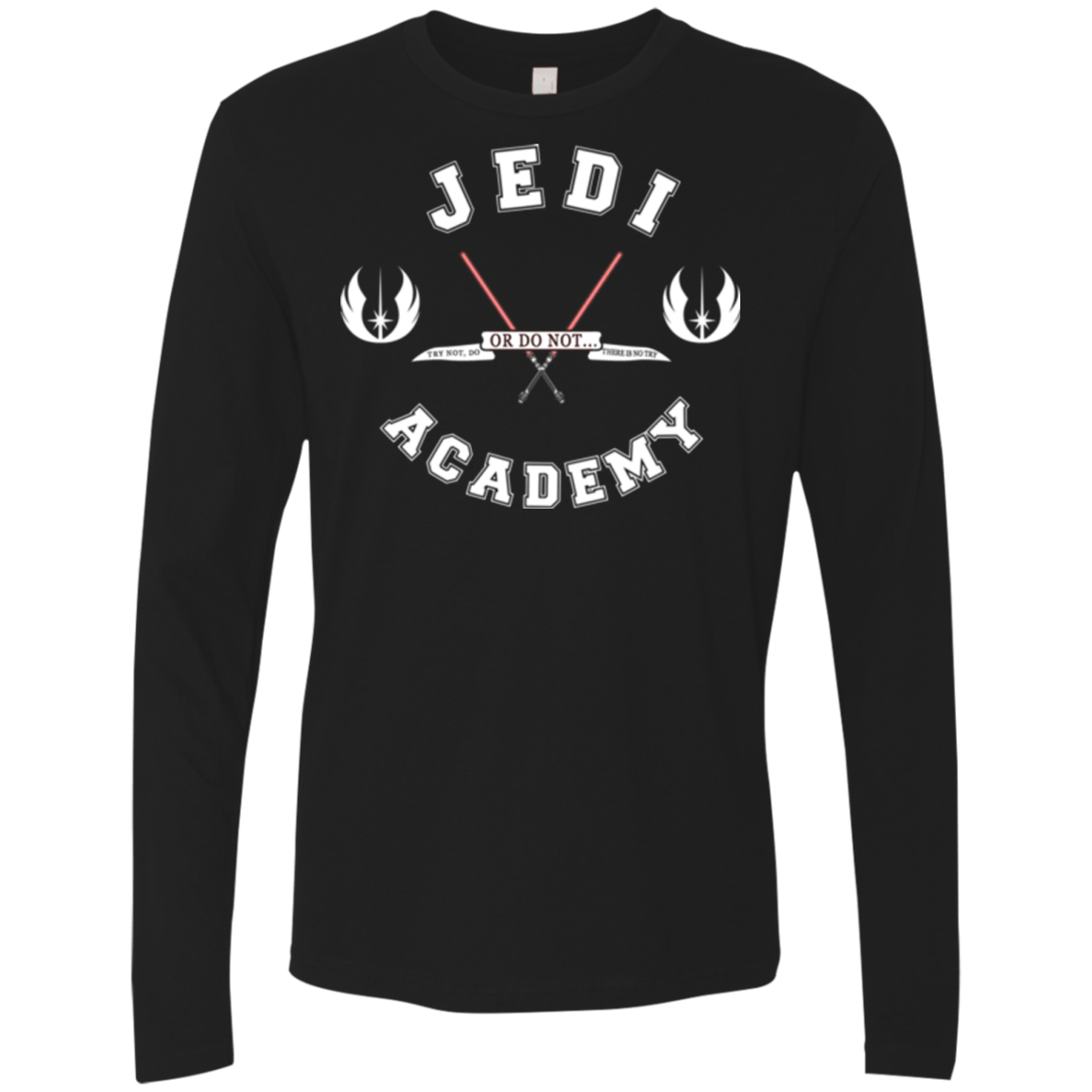 T-Shirts Black / Small Jedi academy Men's Premium Long Sleeve