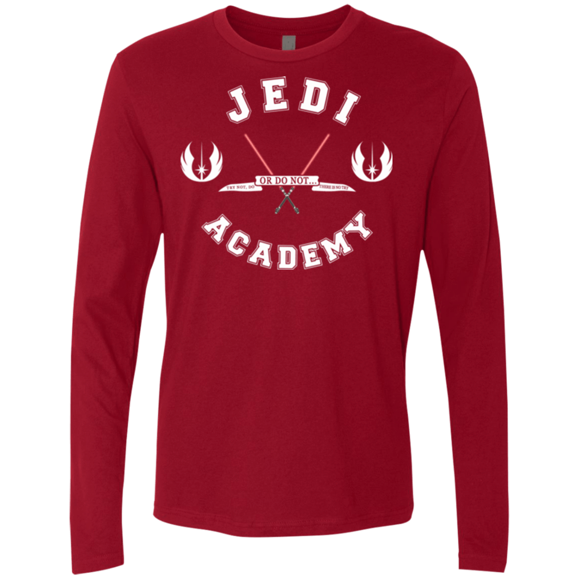 T-Shirts Cardinal / Small Jedi academy Men's Premium Long Sleeve