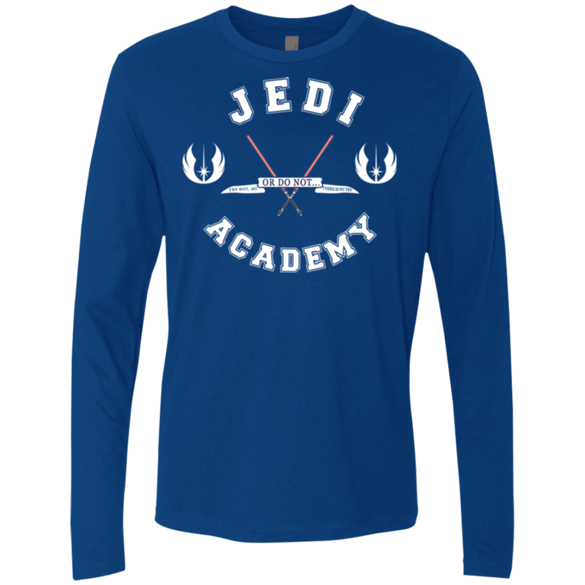 T-Shirts Royal / Small Jedi academy Men's Premium Long Sleeve