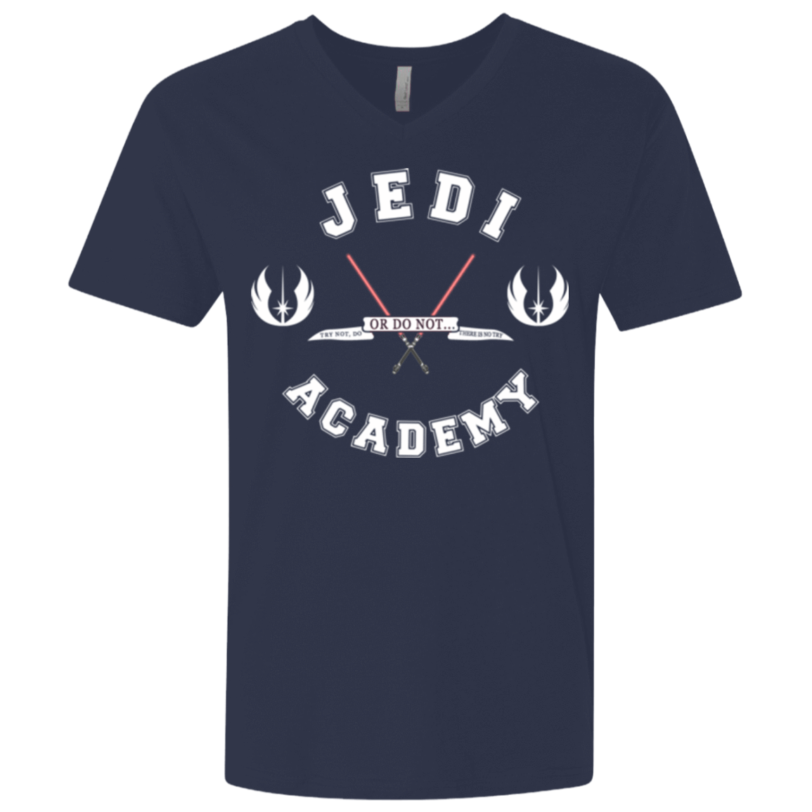 T-Shirts Midnight Navy / X-Small Jedi academy Men's Premium V-Neck