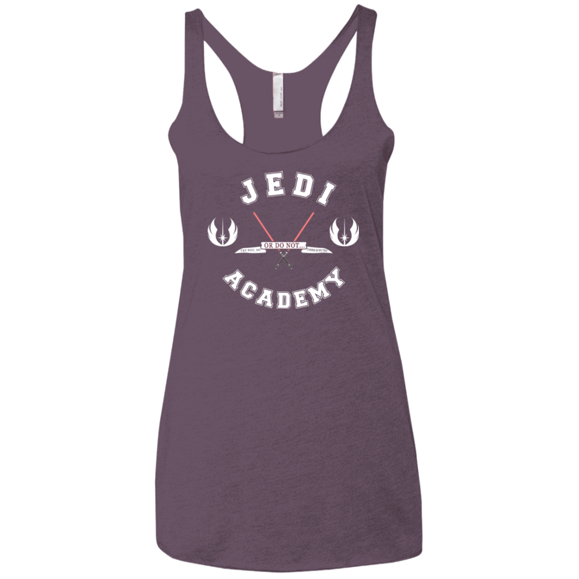 T-Shirts Vintage Purple / X-Small Jedi academy Women's Triblend Racerback Tank