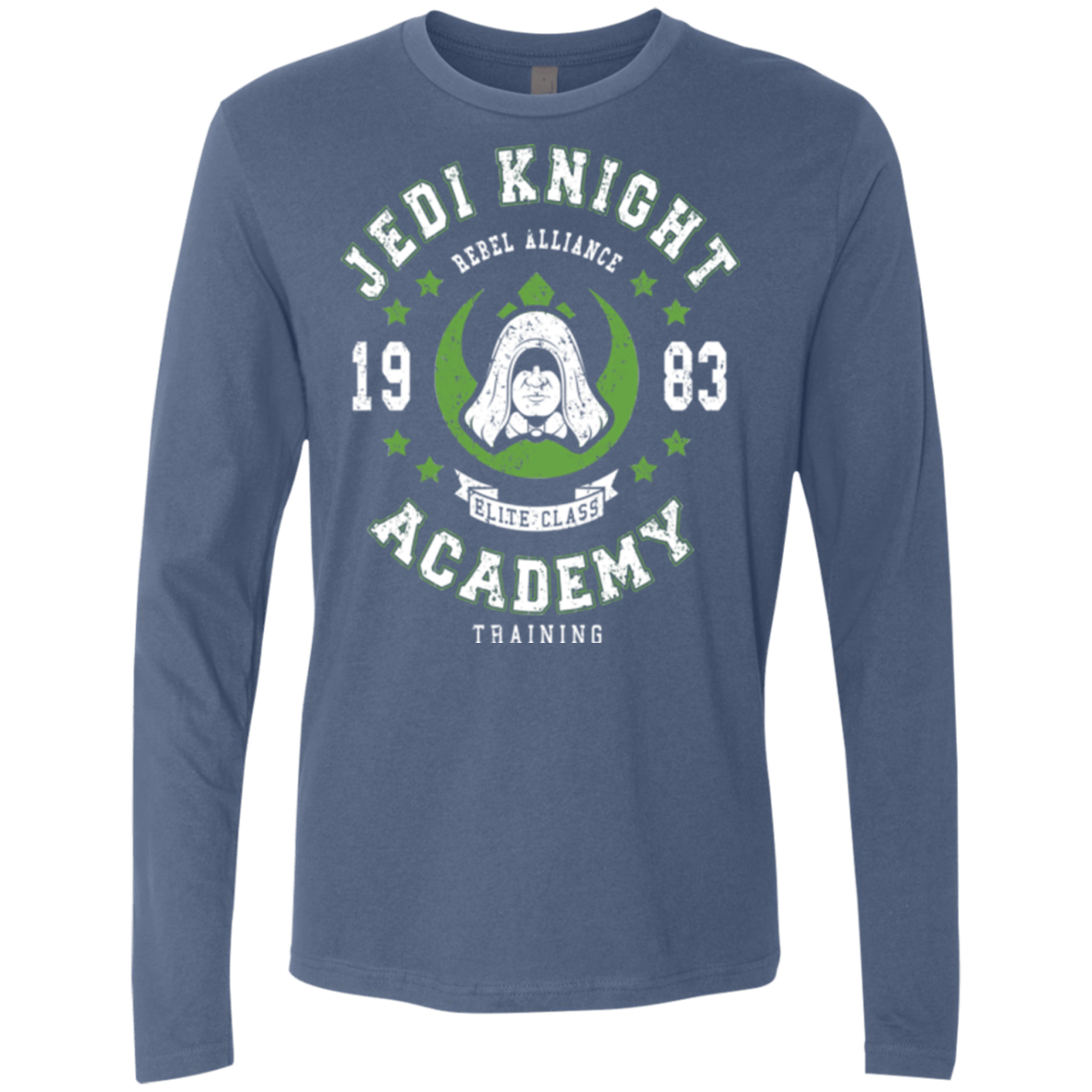 T-Shirts Indigo / Small Jedi Knight Academy 83 Men's Premium Long Sleeve