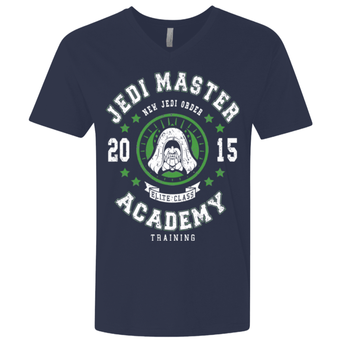 T-Shirts Midnight Navy / X-Small Jedi Master Academy 15 Men's Premium V-Neck