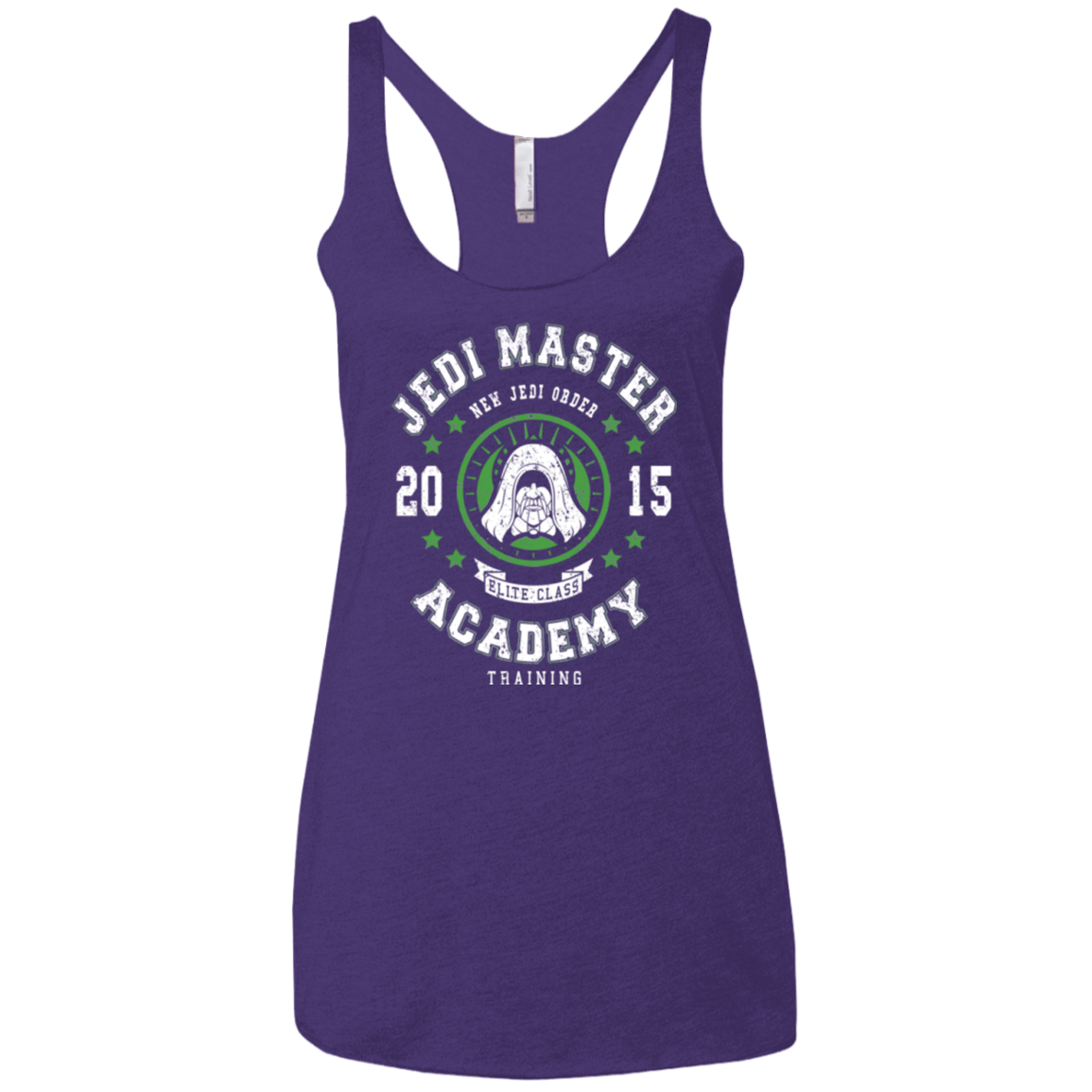 T-Shirts Purple / X-Small Jedi Master Academy 15 Women's Triblend Racerback Tank