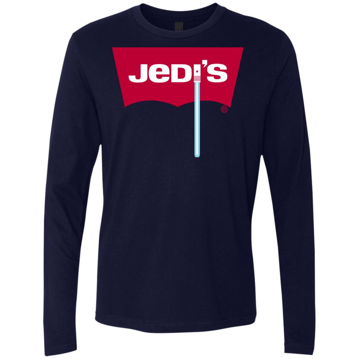T-Shirts Midnight Navy / S Jedi's Men's Premium Long Sleeve