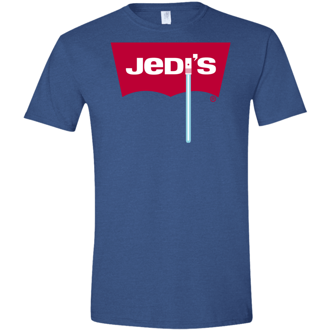 T-Shirts Heather Royal / X-Small Jedi's Men's Semi-Fitted Softstyle