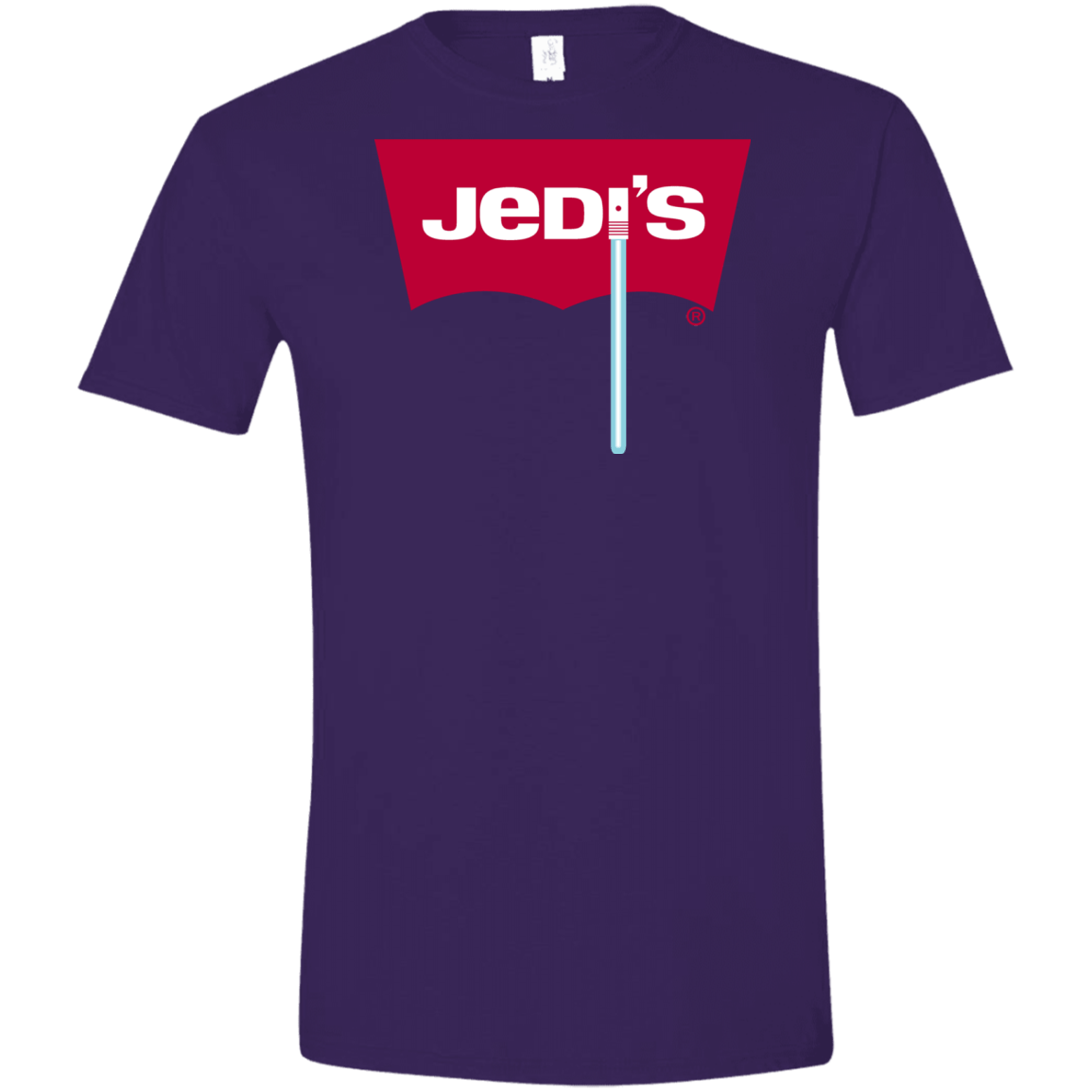 T-Shirts Purple / S Jedi's Men's Semi-Fitted Softstyle