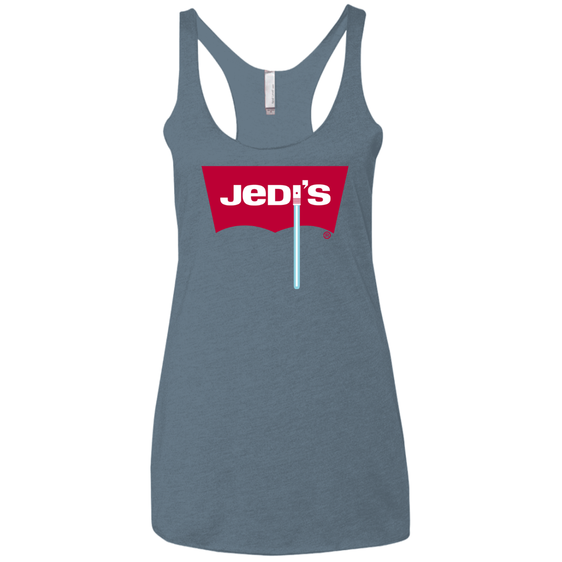 T-Shirts Indigo / X-Small Jedi's Women's Triblend Racerback Tank