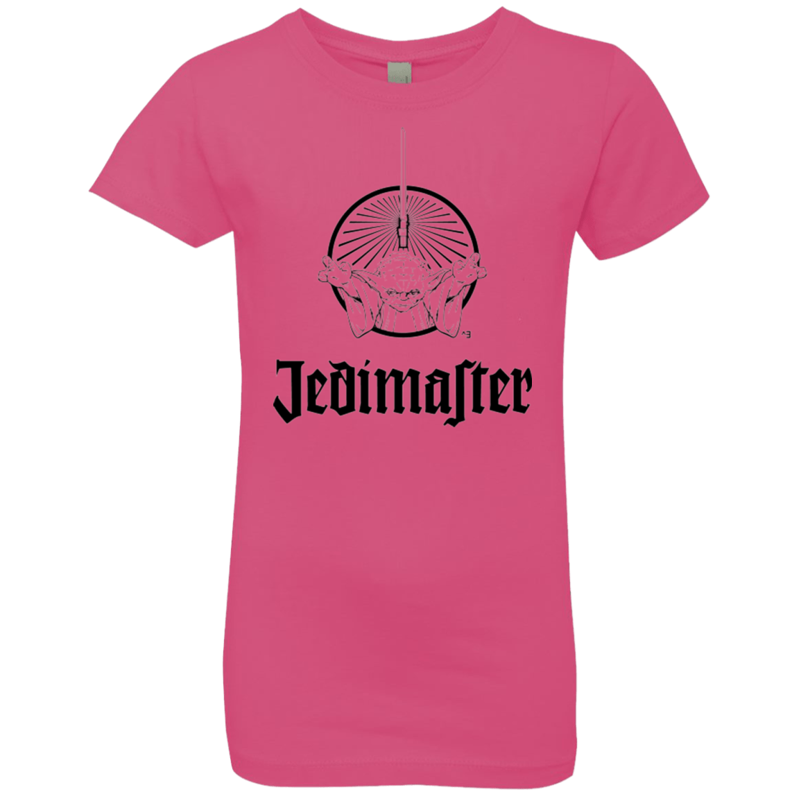 T-Shirts Hot Pink / YXS Jedimaster Girls Premium T-Shirt