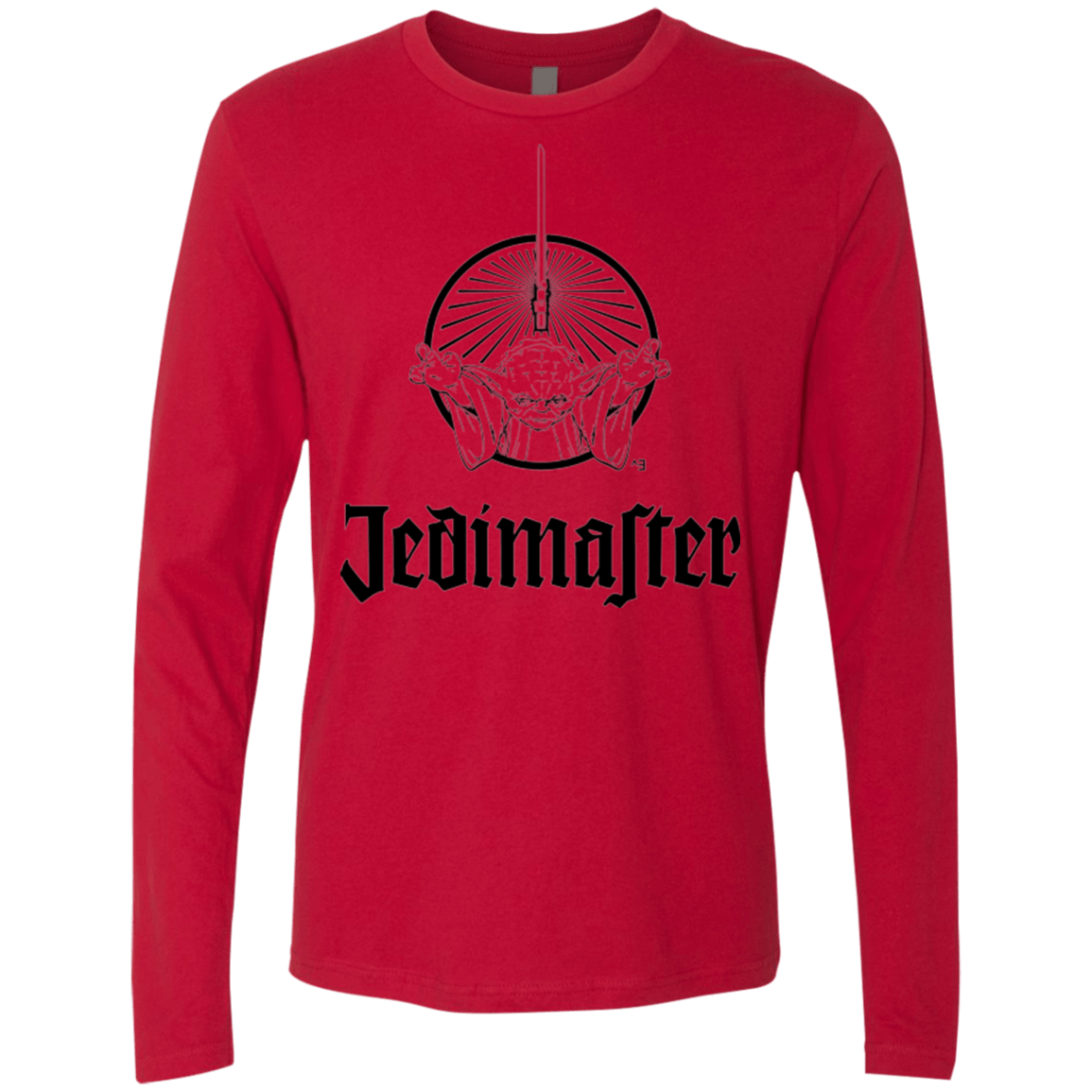 T-Shirts Red / S Jedimaster Men's Premium Long Sleeve