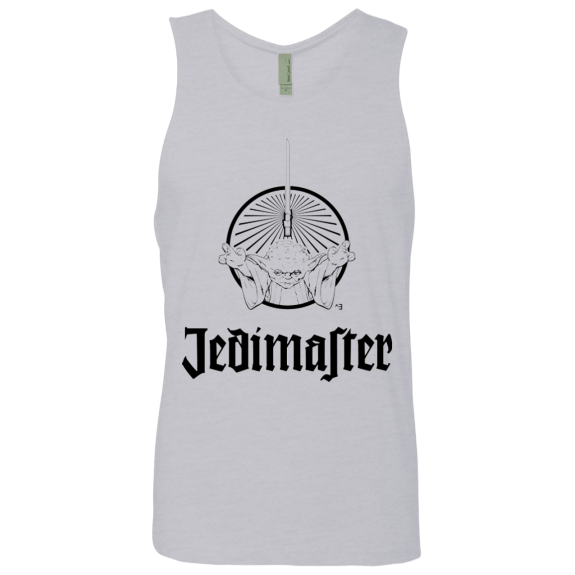 T-Shirts Heather Grey / S Jedimaster Men's Premium Tank Top