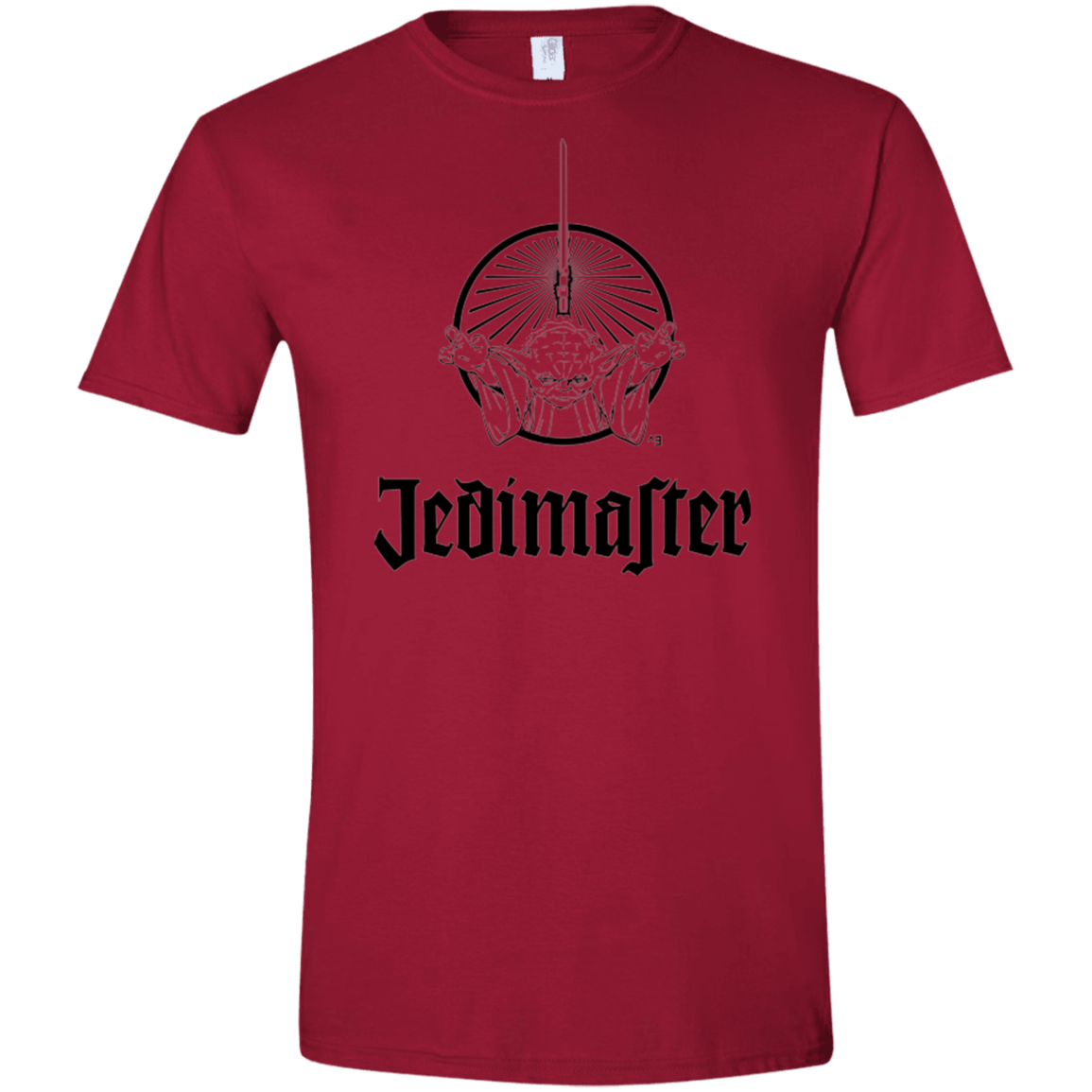 T-Shirts Cardinal Red / S Jedimaster Men's Semi-Fitted Softstyle
